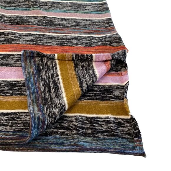 Anthropologie Maeve Space-Dyed Stripe Knit Tunic Top Dress Mock-Neck Sleeveless - Picture 15 of 16